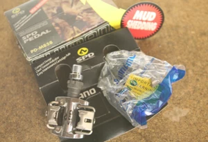 Retro Oldschool NOS NEW NIB Shimano PD-M858 SPD mountainbike pedals pedalset XTR - Picture 1 of 6