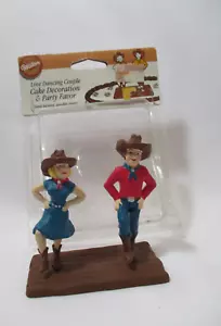 Wilton Cake Topper Western Cowboys Thema Linie Tanzpaar - Bild 1 von 13