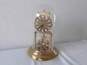Kuppeluhr Kaminuhr Tischuhr W. Germany Quarz Uhr Uhren Quarzuhr H 29,5 cm - Bild 1 von 7