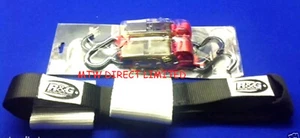 Motorcycle HANDLEBAR Tie Down System Top Strap & Ratchet Strap - RACE TRACK DAY - Picture 1 of 13