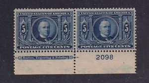 1904 Louisiana Purchase 5c blue McKinley Sc 326 MLH full OG Durland $225 (EB - Picture 1 of 2