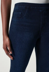 SPANX 20018R Jean-ish Ankle Denim Leggings -SZ M/M Dark Blue - Picture 1 of 8