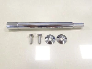 11-5/16" Chrome Iron Flush Mount Front Axle For Harley Touring Tri Electra Glide - Picture 1 of 7