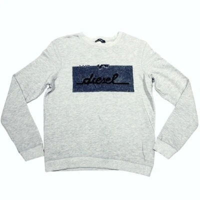 Sudadera Diesel SEQUINS F-RADI-AE Talla Pequeña en Gris Mujer Manga Larga Usada Foto 1 de 4