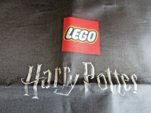 "TOTALMENTE NUEVO LEGO HARRY POTTER HOGWARTS Negro Cordón Nailon Bolso Trasero 13"" x 17"" - Imagen 1 de 7