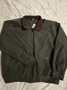 NWT MENS PAGE & TUTTLE 3XL ZIP Up Windbreaker/Harrington Style - Picture 1 of 2