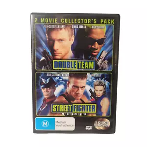 Street Fighter & Double Team DVD Action Crime Adventure Martial Arts Van Damme - Picture 1 of 10