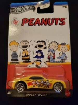 2025 Hot Wheels Silver Series PEANUTS 4/5 BULLY GOAT Yellow Near Mint - Image 1 of 2