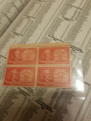🇺🇸📈💸💯 USA 1957 Alexander Hamilton Plate Block of 6,Sc # 1086 VF MNH**  ⚡️ - Image 1 of 4