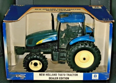RARO NEW HOLLAND T6070 Tractor Edición Distribuidor Escala 1:16 Nuevo En Caja 13727 Foto 1 de 4