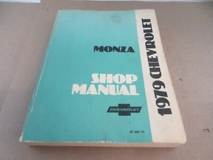Chevrolet Monza 1979 manual de taller de fábrica ST300-79 - Imagen 1 de 4