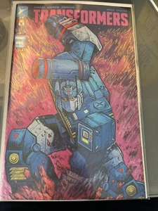 Transformers #1 Foil Maria Wolf exclusive variant Soundwave  Wanted Comix exclus - Picture 1 of 1