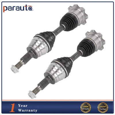 2* Front CV Axle For 2015-2019 Chevrolet Silverado Sierra 2500HD 3500HD New - Imagem 1 de 4