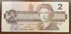 1986 Canadian Two Dollar Banknote 2$ Bank Of Canada