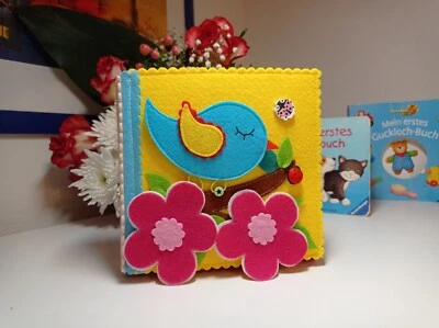 Quiet Book. Stilles Buch für Baby. Spielzeug nach Montessori-Art. Spielzeugbuch. - Bild 1 von 4