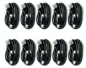 10X Micro USB Cable Fast Charger For Samsung Galaxy S7 Edge S6 edge+ NOTE5/4 BLK - Picture 1 of 1