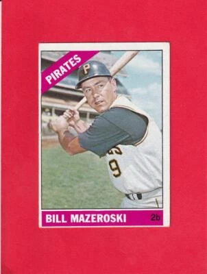 1966 Topps #210 Bill Mazeroski VG Very Good Pittsburgh Pirates #31749 - Image 1 of 2