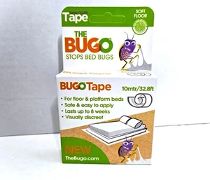 Bugo Tape Soft Floor & Platfom Beds Bed Bug Control Protection 10m 32.8 ft Roll - Picture 1 of 2
