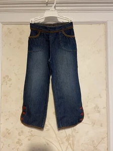 NWT Gymboree Mountain Cabin Girls Heart Jeans 5 5T - Picture 1 of 4