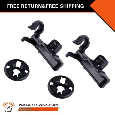 2 PIEZAS Ajuste Toyota Corolla 4 Corredor Capó Soporte Varilla Soporte Clips-Ojal Foto 1 de 4