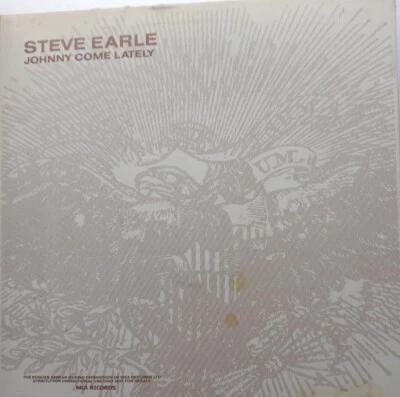 STEVE EARLE Johnny Come Lately 7" PROMO Single With Card Envelope see Pictures - Image 1 of 4