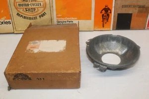 Harley Headlamp Mounting Ring Bucket 67732-70 FLH FXR FLST Shovelhead Nacelle - Picture 1 of 8