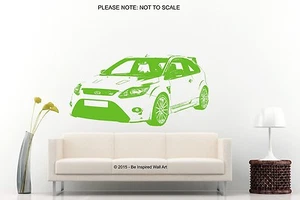 Ford Focus RS * 2008 - 2011 * - Wall Art Sticker - Picture 1 of 2