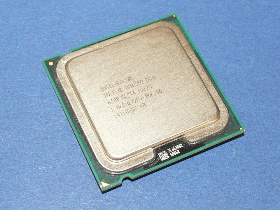 E6300 Intel Core 2 Duo 2x 1,86GHz Processor SL9TA CPU Socket 775 - Image 1 of 1
