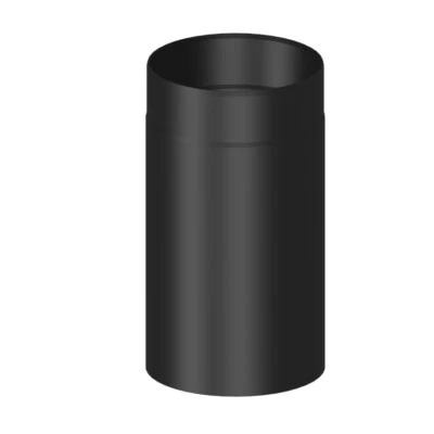 Jeremias Ofenrohr Längenelement 330 mm-kürzbar | schwarz | Ø150mm