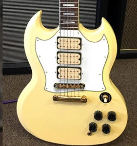 3 parapendio conversione viso completo pickup per Epiphone SG Les Paul personalizzato G400 WBW - Foto 1 di 7