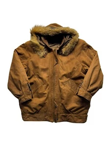 Women’s Vintage Comint Hooded Faux-fur Trimmed Jacket #7734 - Picture 1 of 9