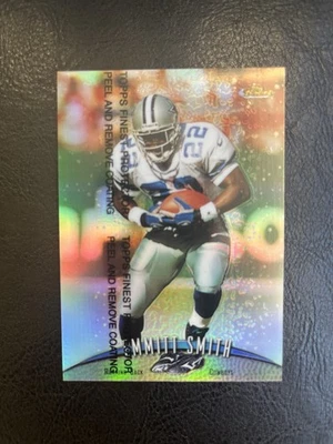 Finest Emmitt Smith #160 1998 refractor con revestimiento Foto 1 de 2