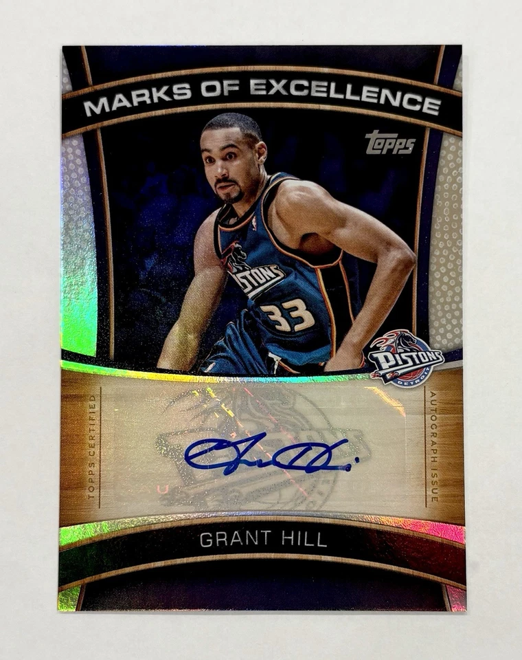 2025-26 Topps Grant Hill Marks of Excellence Auto #ME-GH Pistons Autograph - Image 1 of 1