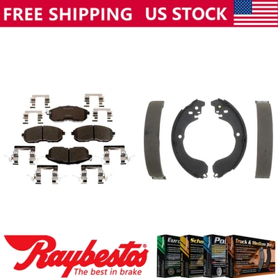 Kit pastillas de freno y zapatas de freno delanteras traseras de cerámica para Cube 2009-2010 - Raybestos Foto 1 de 4