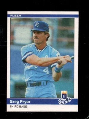 1984 FLEER #353 GREG PRYOR EXMT ROYALS *X84349 - Image 1 of 2
