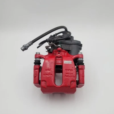 2019 - 2025 BMW X3M X4M X5 X6  REAR RIGHT BRAKE CALIPER W/ MOTOR RED M-SPORT - Image 1 of 4