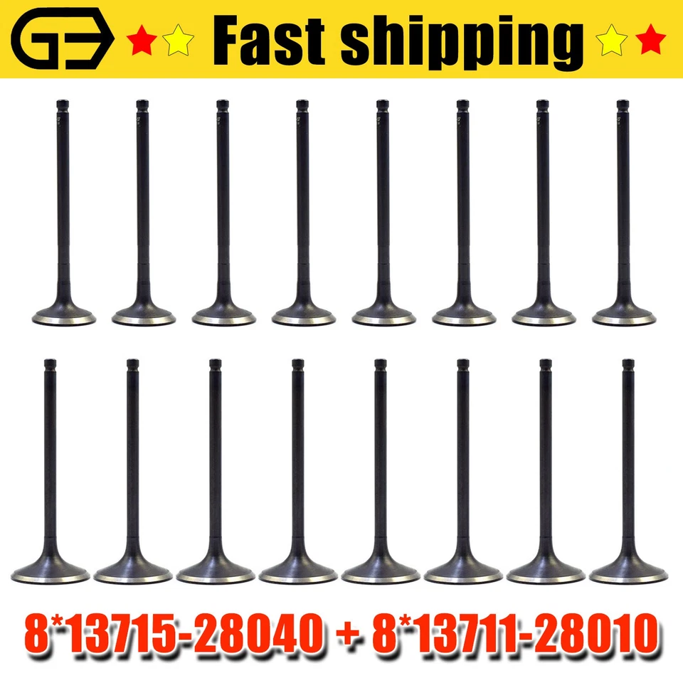 2AZ-FE Intake Valves & Exhaust Valves Kit For Scion tC xB Toyota RAV4 Engine New - Image 1 of 4