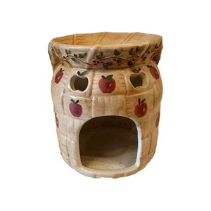Yankee Candle Tealight Tart Wax Warmer Burner Apple Basket Harvest Country - Picture 1 of 3