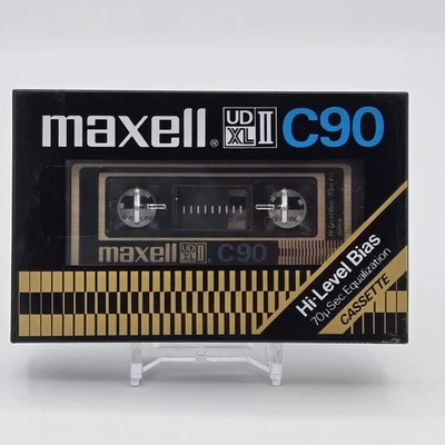 Cinta de casete Maxell UD XLII C90 sesgo de alto nivel en blanco difícil de encontrar sellada de fábrica NUEVA Foto 1 de 4