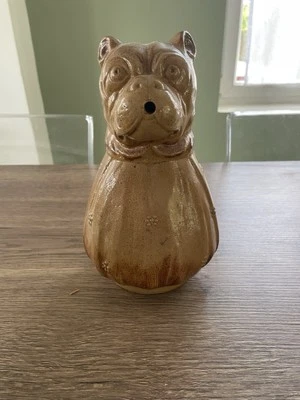 ancien pichet à absinthe en grès de Beauvaisis signé Duborjal - Photo 1/4