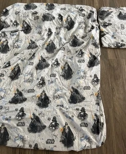 POTTERY BARN KIDS Star Wars Darthvader flaches & Spannbettlaken-Set komplett/Queen - Bild 1 von 5
