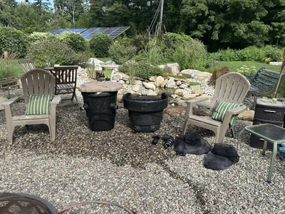 Aquascape 2500 Filtro Cachoeira BioBalls 1000 Skimmer Válvula de Retenção Lagoa Completa - Imagem 1 de 4