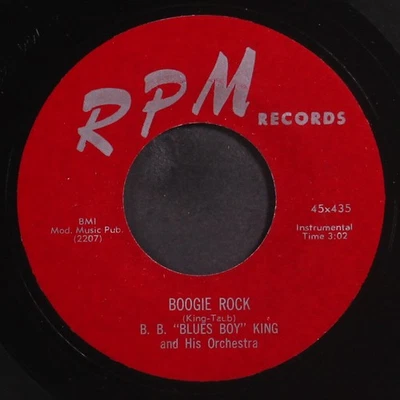 B.B. KING: boogie rock / talkin' the blues RPM 7" Single 45 RPM - Image 1 of 2