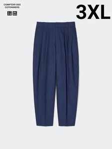 UNIQLO COMPTOIR DES COTONNIERS Linen Blend Barrel Leg Pants Blue Size 3XL 476203 - Picture 1 of 4