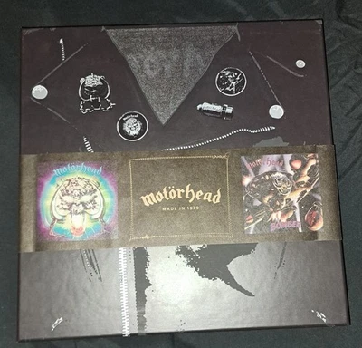 Motörhead 1979 limited edition box set 7LPs + 7" + Buttons & More - Image 1 of 4