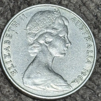 1966 Australia 20 Cents Weighing 11.38 Grams. With Over 58 Million Minted. - Image 1 of 4
