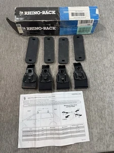 Rhino Rack 2500 Roof Rack Pad And Clamp Kit Set of 4 Pads And 4 Clamps DK001 - Foto 1 di 14