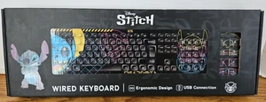Culturefly Disney Lilo Stitch kabelgebunden Soft Touch Tastatur und Maus Computer schwarz - Bild 1 von 8
