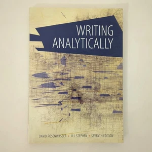 Writing Analytically Seventh Edition Paperback Book David Rosenwasser 2015 - Bild 1 von 24