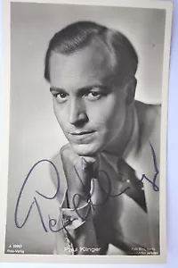 14396 UFA Foto Autogramm AK PAUL KLINGER 1939 autograph authentic signature - Bild 1 von 1